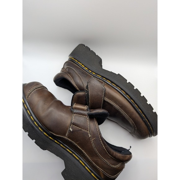 VTG Dr. Martens MIE Monk Strap Chunky Soles England‎ Shoes UK 4 US 5 W 7 Grunge main image 11